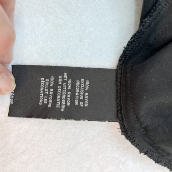 Harley Davidson tank top mesh lace accent woven black women XL - Picture 8 of 10